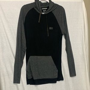 RVCA Lightweight gray hoodie men’s size large regular fit